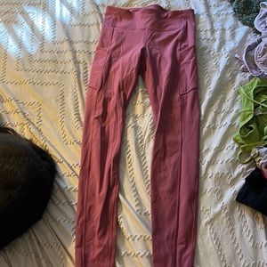 Pink lulu lemon leggings